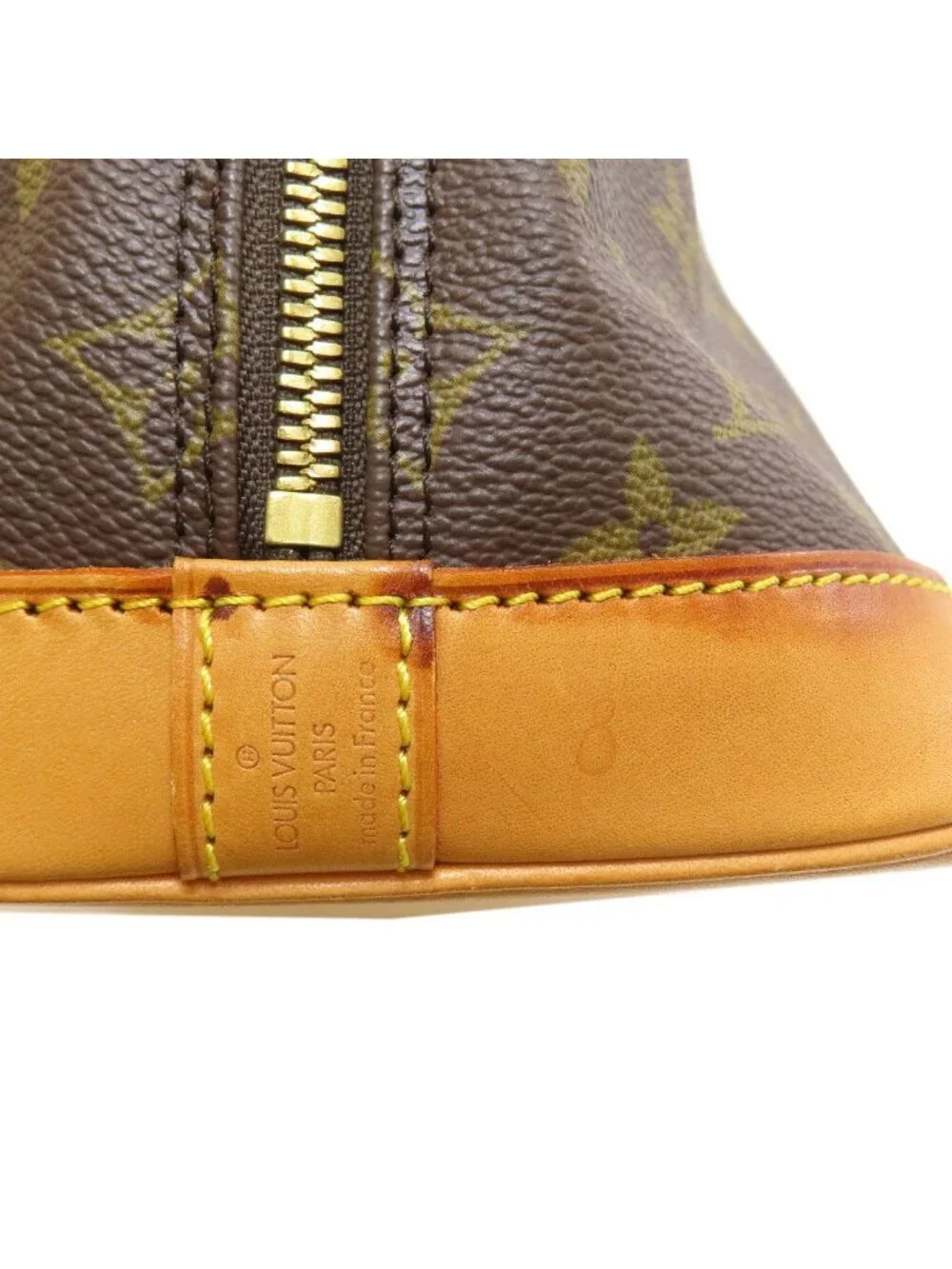 Louis Vuitton Alma Handbag Monogram Canvas